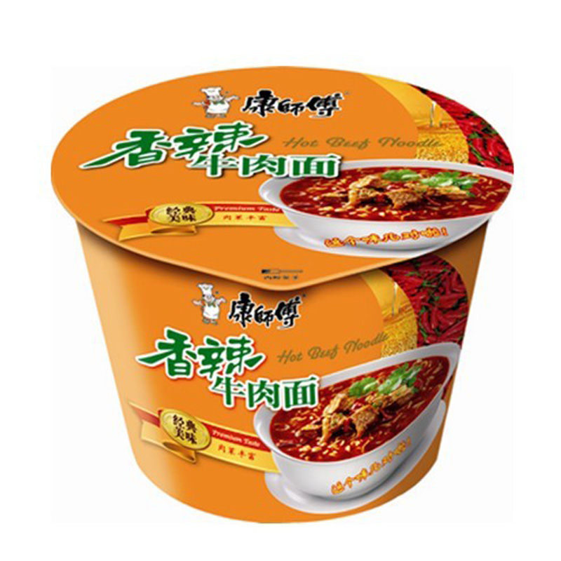 【康桶】康师傅方便面香辣牛肉面