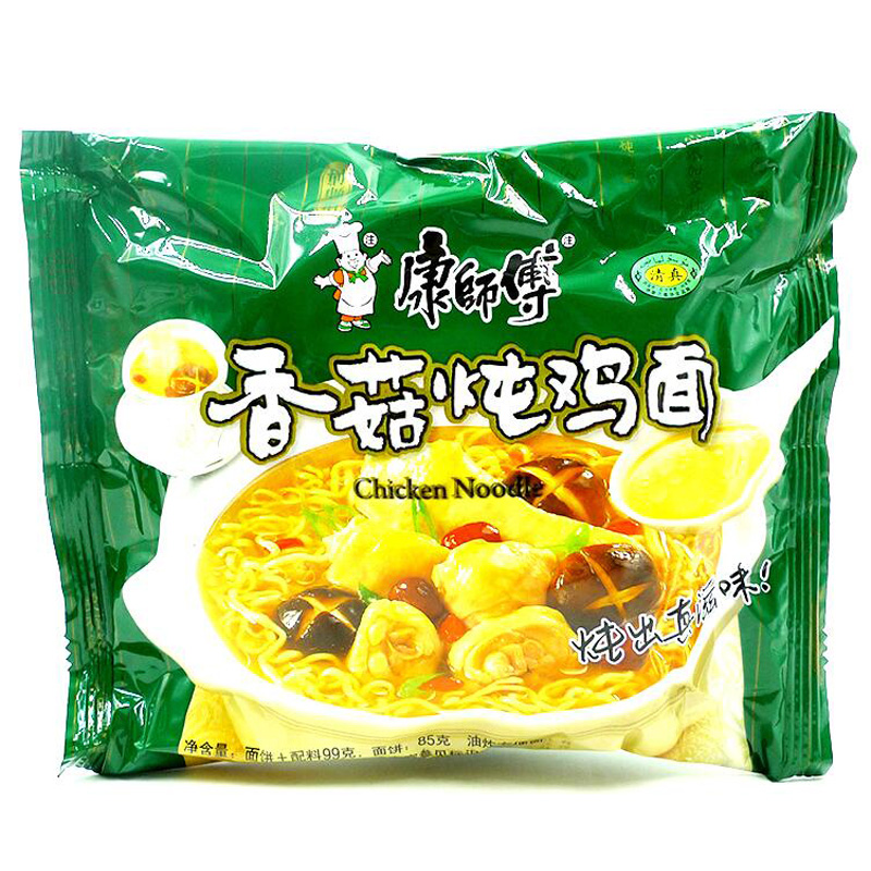 【康袋】康师傅方便面香菇炖鸡面