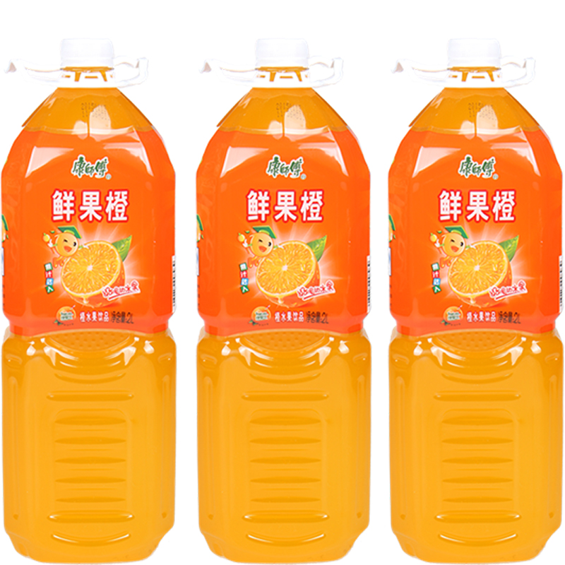 康师傅鲜果橙2l