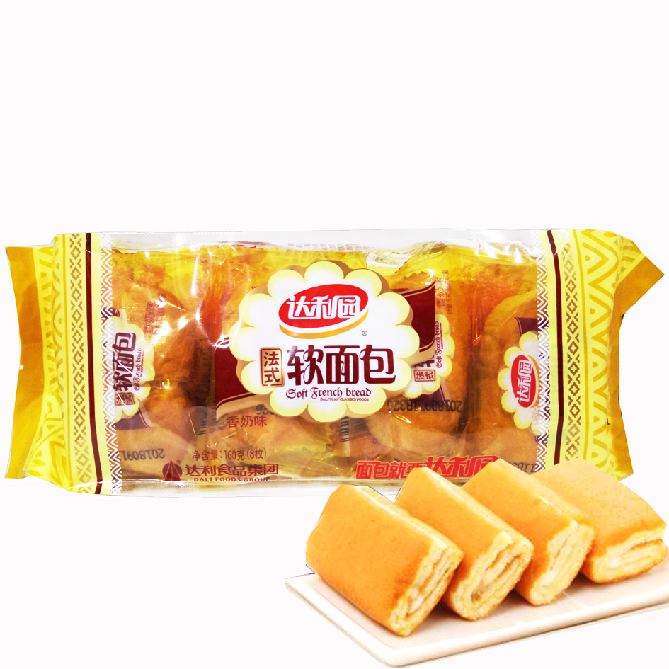 达利园法式软面包[香奶味]160g[1件*20袋][5袋起批]