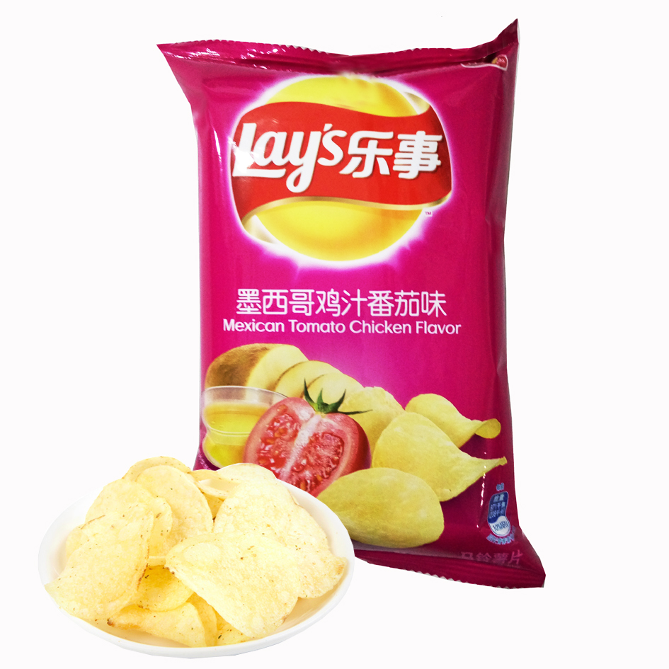乐事薯片[墨西哥鸡汁番茄味]40g[1袋*10包][10包起批]