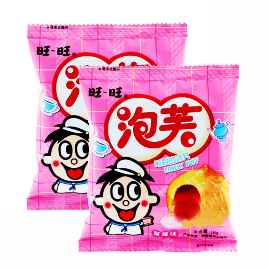 旺旺泡芙[草莓味]18g/袋[1件*4袋*20包]