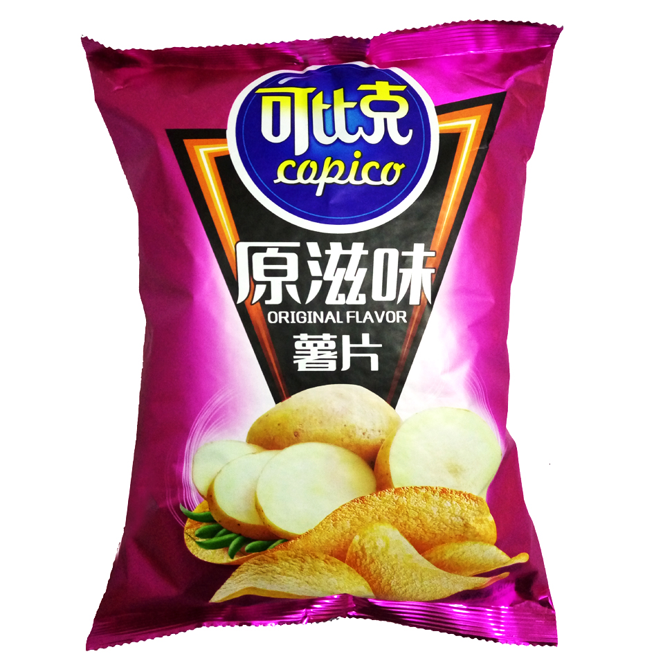 可比克原滋味薯片60g[1件*48包][5包起批]