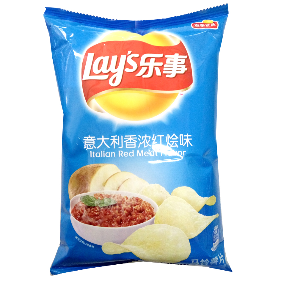 乐事薯片[香浓红烩味]70g[1件*22包][5包起批]
