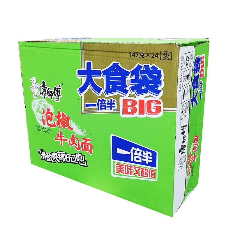 【大食袋】康师傅方便面泡椒牛肉