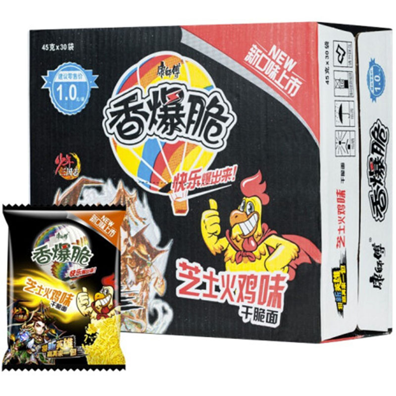 康师傅干脆面香爆脆(芝士火鸡味)33g