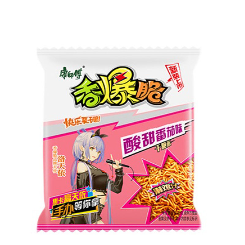 康师傅干脆面香爆脆(酸甜番茄味)33g